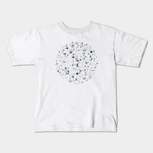 Space Cosmos Navy Kids T-Shirt